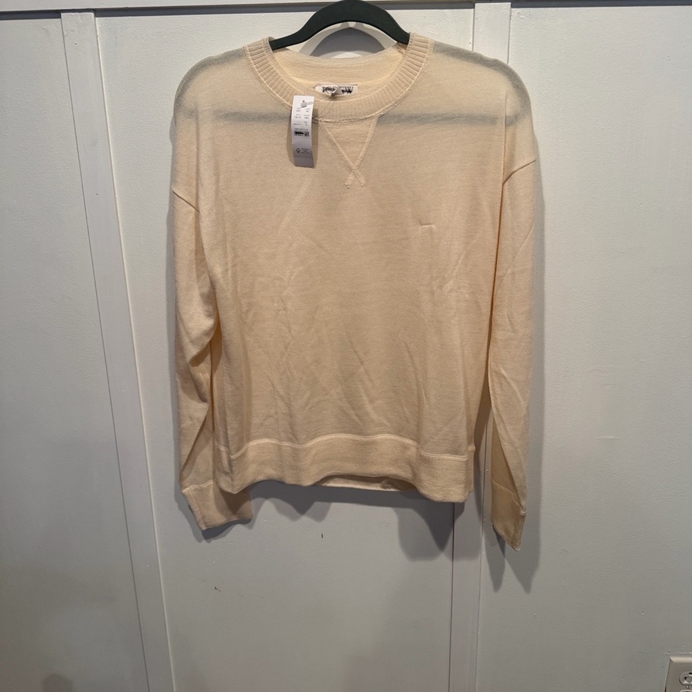 J. Crew Women’s Oversized Crewneck Swestahirt in 100% Merino Wool